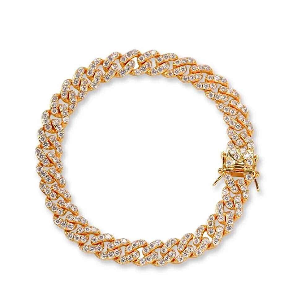KLEW Pavè Cuban Bracelet