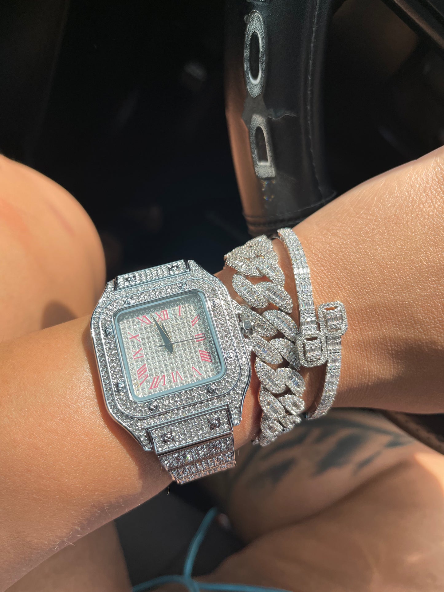Icy Square Face Watch