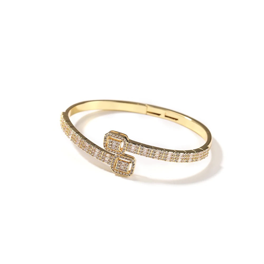 Mini Baguette Cuff Bangle