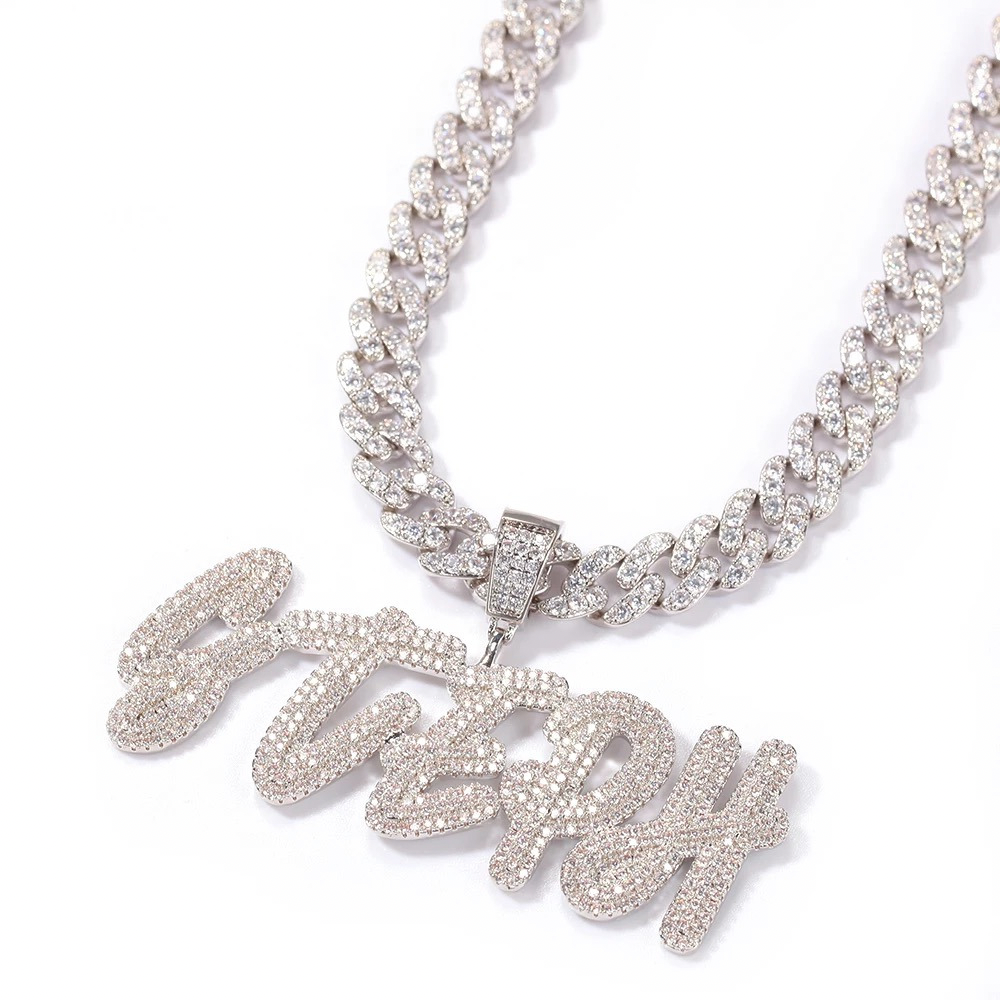 Ice Me Out Custom Name Pendant Necklace