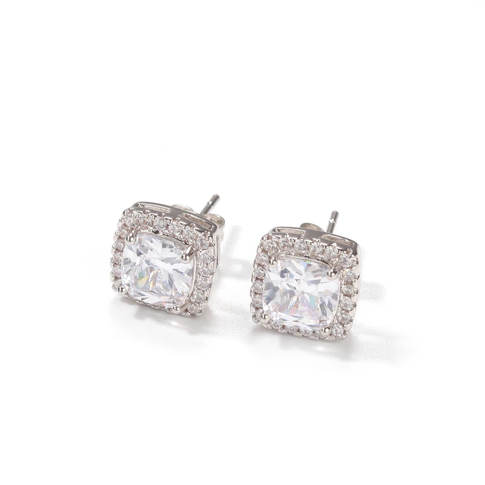 Princess Cut Earrings