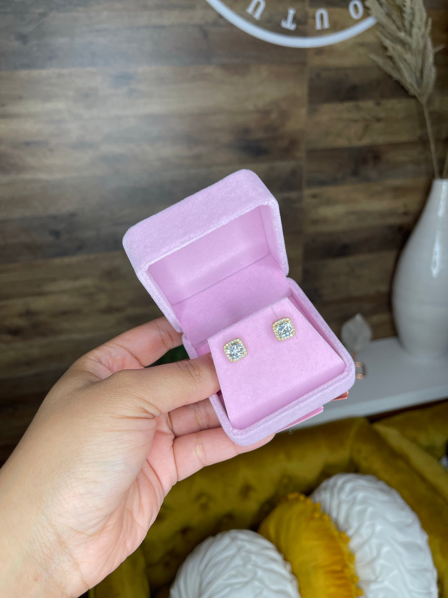 Princess Cut Earrings