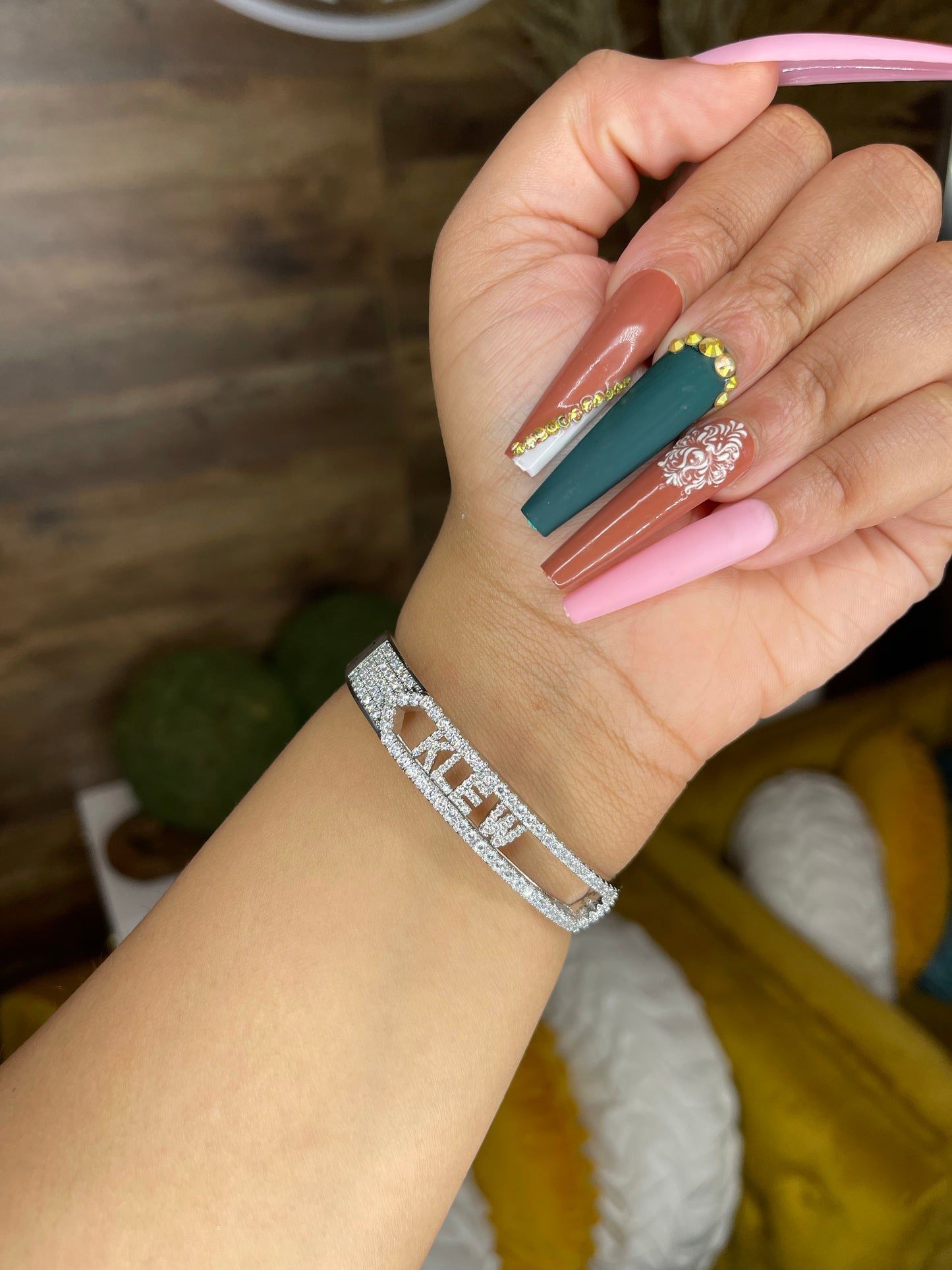 Sliding Charm Bangle