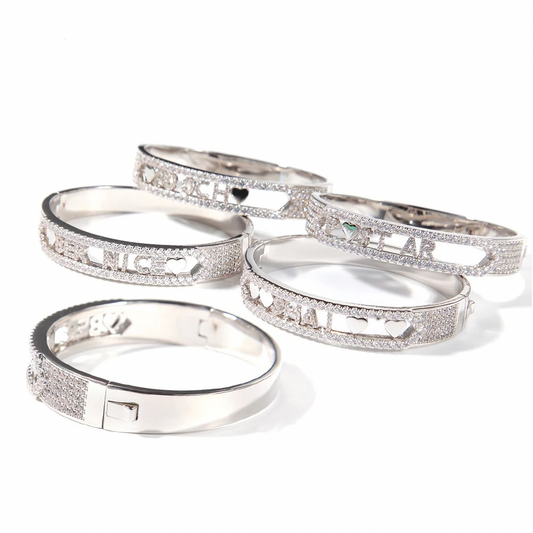 Sliding Charm Bangle